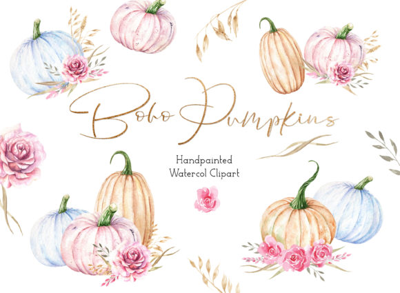 Boho Pumpkin Watercolor Clipart: A Strategic Tool for Creative and Professional Projects