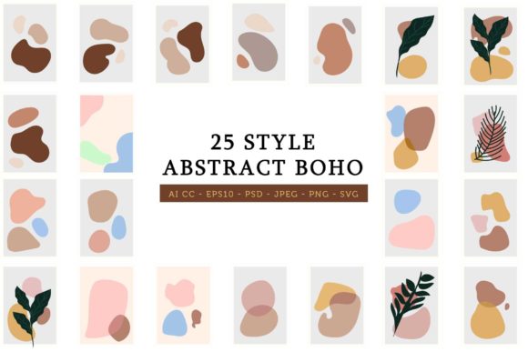 Discover Aesthetic Boho Abstract Bundles