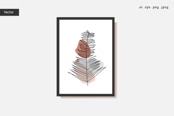 Exploring Continuous Line Flowers Leaves Art