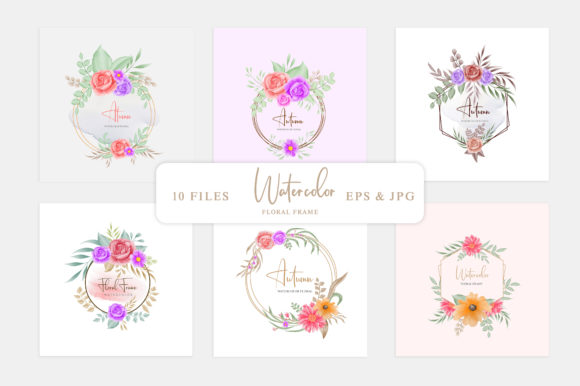 Exploring the Versatility of Colorful Flowers Watercolor Bundles