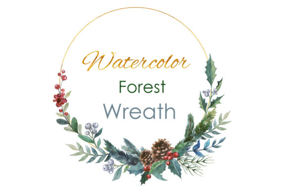 Exploring Winter Wreath PNG Watercolor Wedding and Farm-Themed Clipart