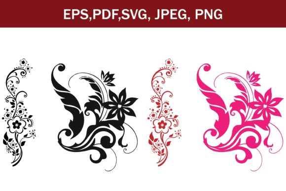 Set Flowers Design for SVG Cut File: A Versatile Tool