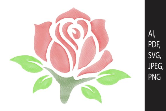 Watercolor Leaf and Flower SVG Cut File: A Versatile Design Solution